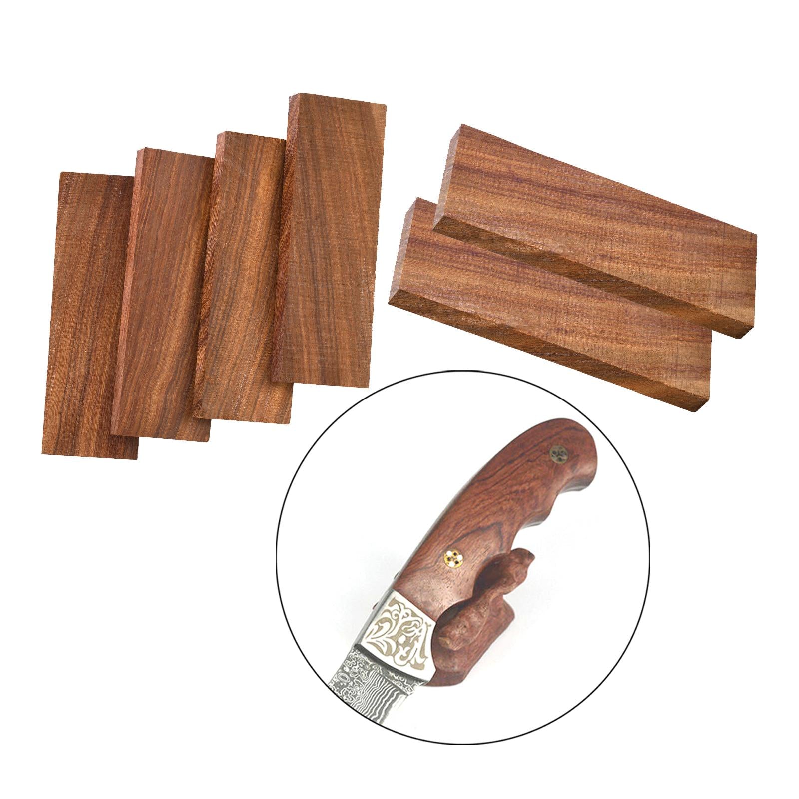 Natural Knives Scales Bug-Repellent Material for Musical Instrument Decor 2pcs