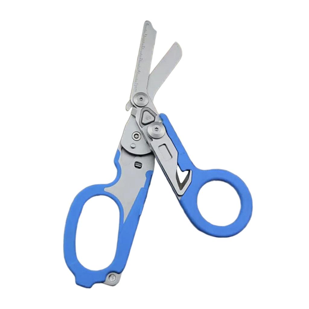 Emergency Response Shears Tactical Pliers Multi-Functional for Outdoor Blue
