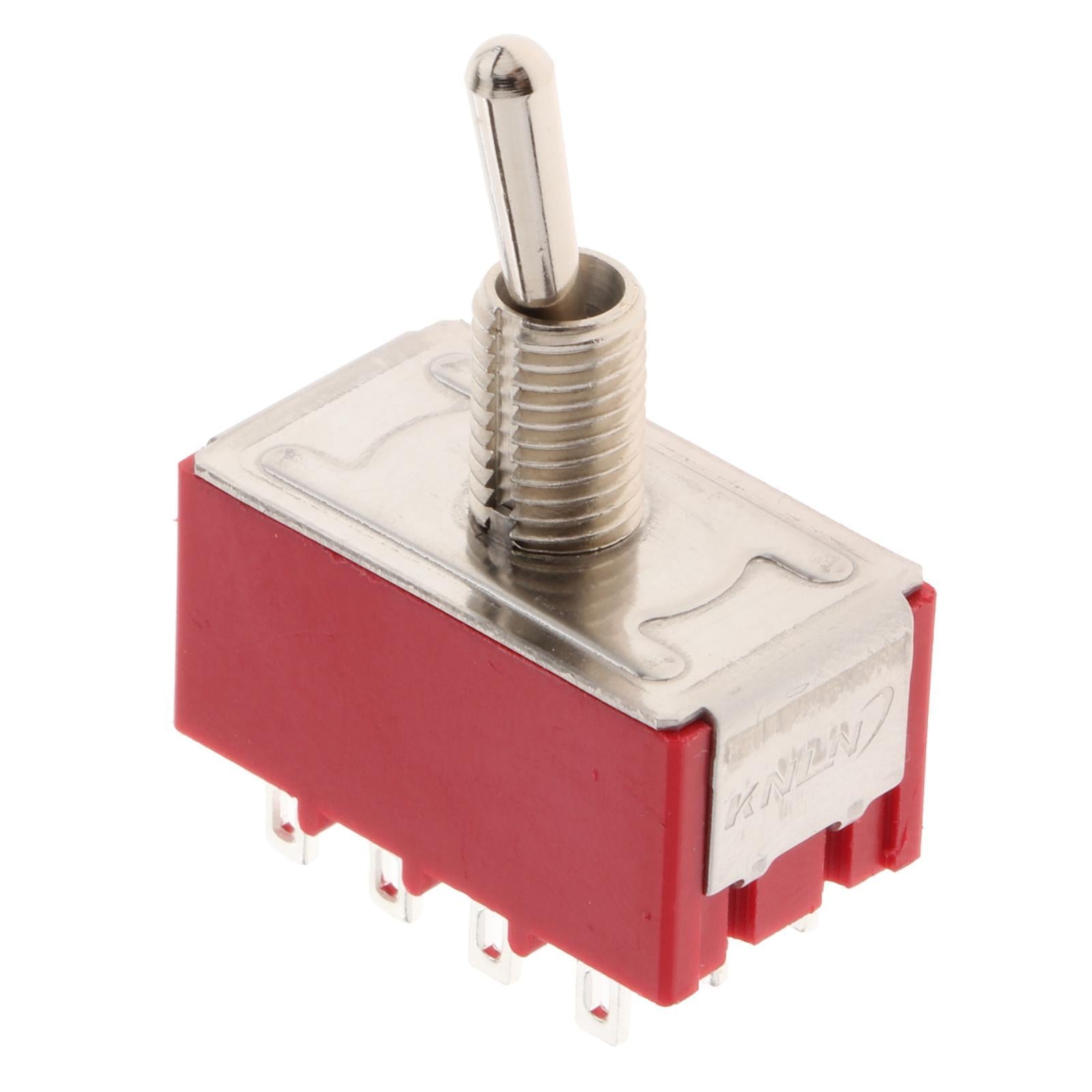 Mini 12Pin 2/3 Position Toggle Switch Easy to Install for Auto Car MTS-402