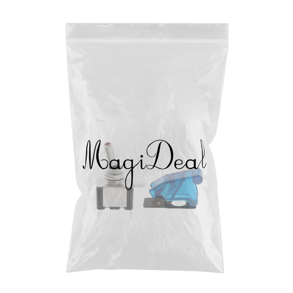 LED Light Rocker Toggle Switch On-Off Dpdt Toggle Switch for Car Supplies blue