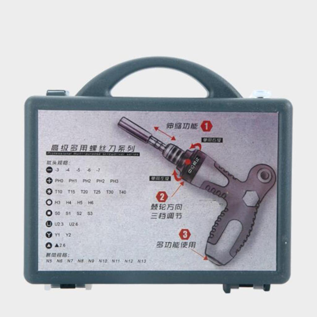 Multi-Function Ratchet Screwdriver Set Magnetic for Outdoor Travel Emergency