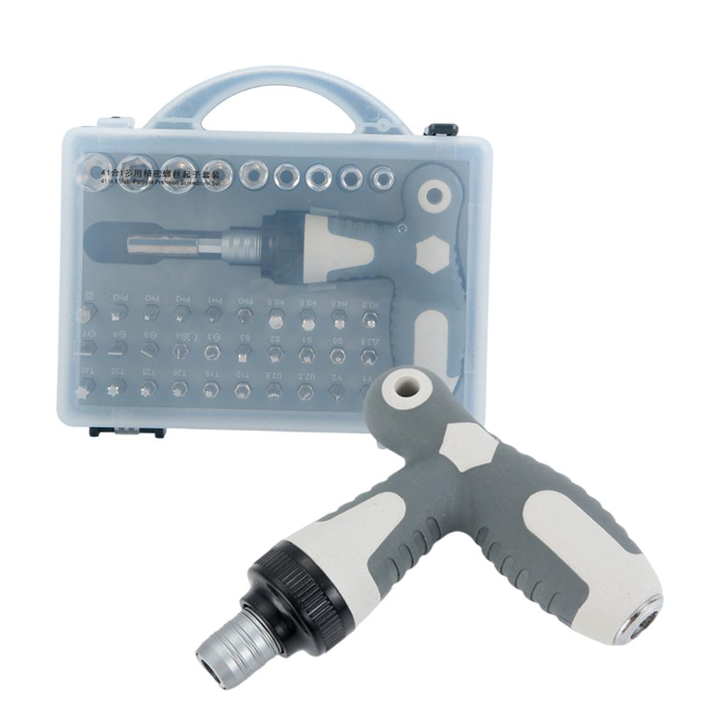 Multi-Function Ratchet Screwdriver Set Magnetic for Outdoor Travel Emergency