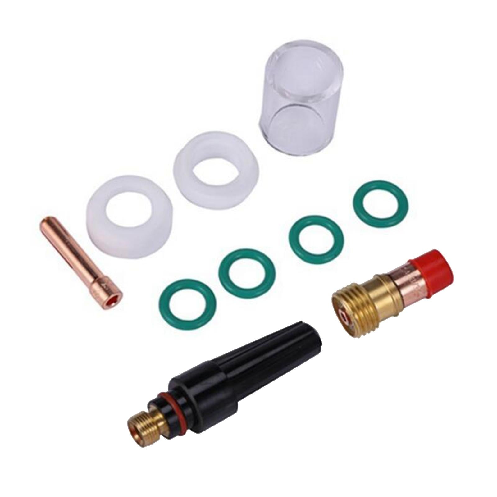 10 Pieces Welding Consumable Kit TIG Welding Torch for WP 17/18/26 Series