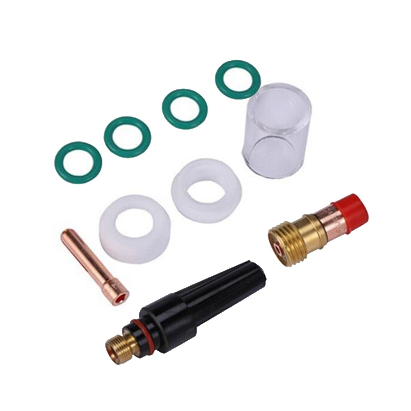 10 Pieces Welding Consumable Kit TIG Welding Torch for WP 17/18/26 Series