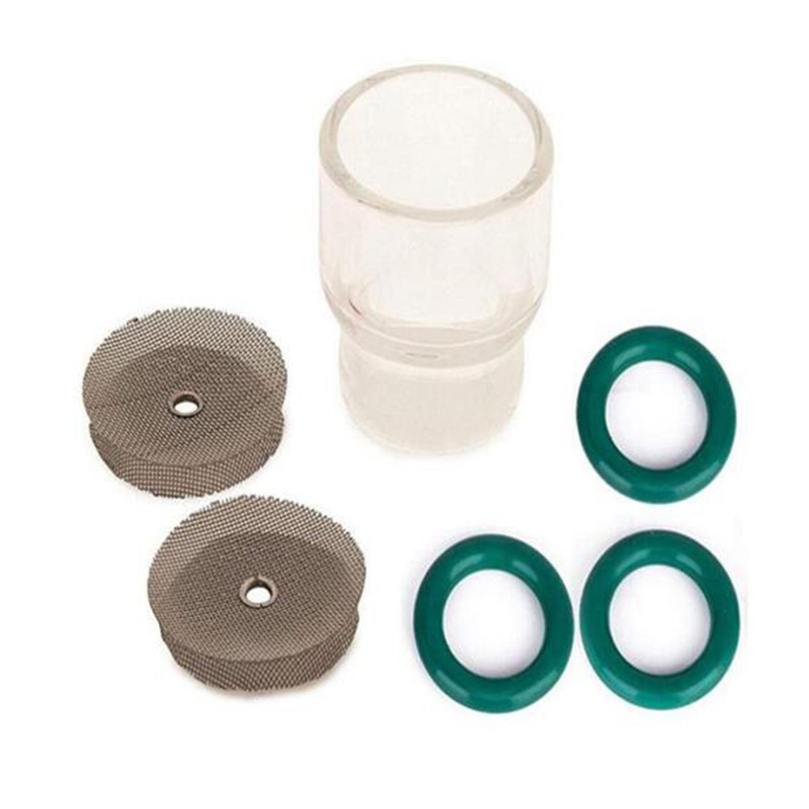 6x #12 Glass Pyrex Cup O-Rings Collet Body for WP9/20/WP24/25/WP17/18/26