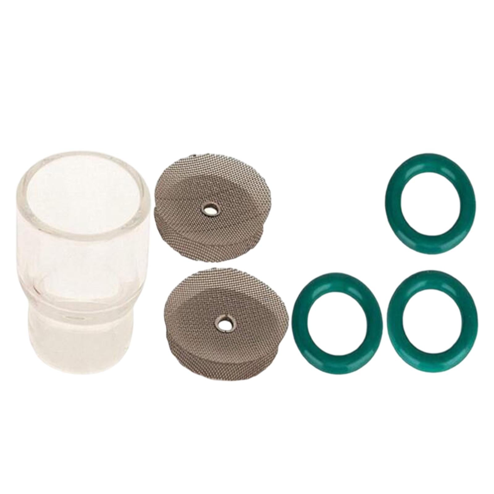6x #12 Glass Pyrex Cup O-Rings Collet Body for WP9/20/WP24/25/WP17/18/26