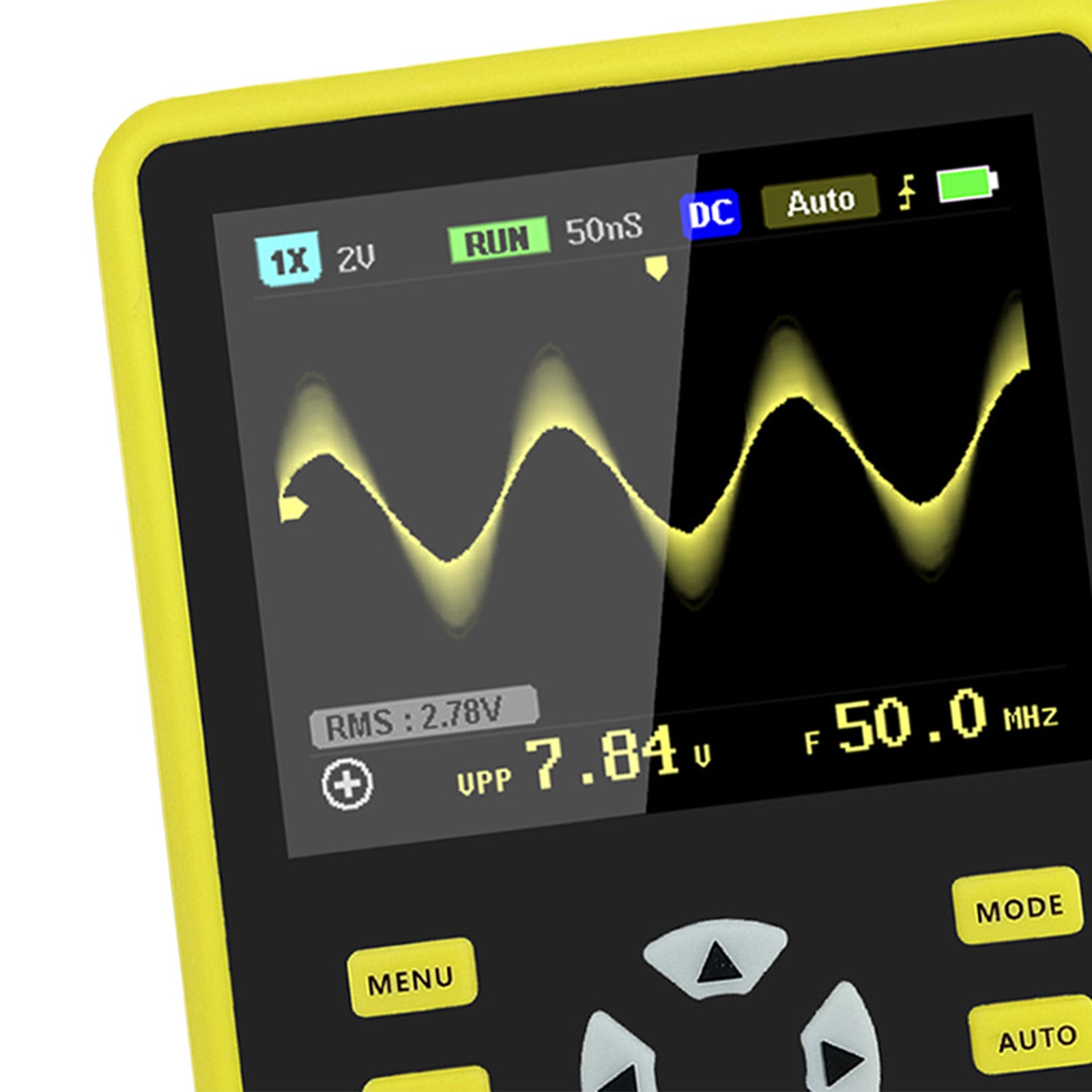 Handheld Digital Oscilloscope 500MS/S Sampling Rate for Appliance Repairing