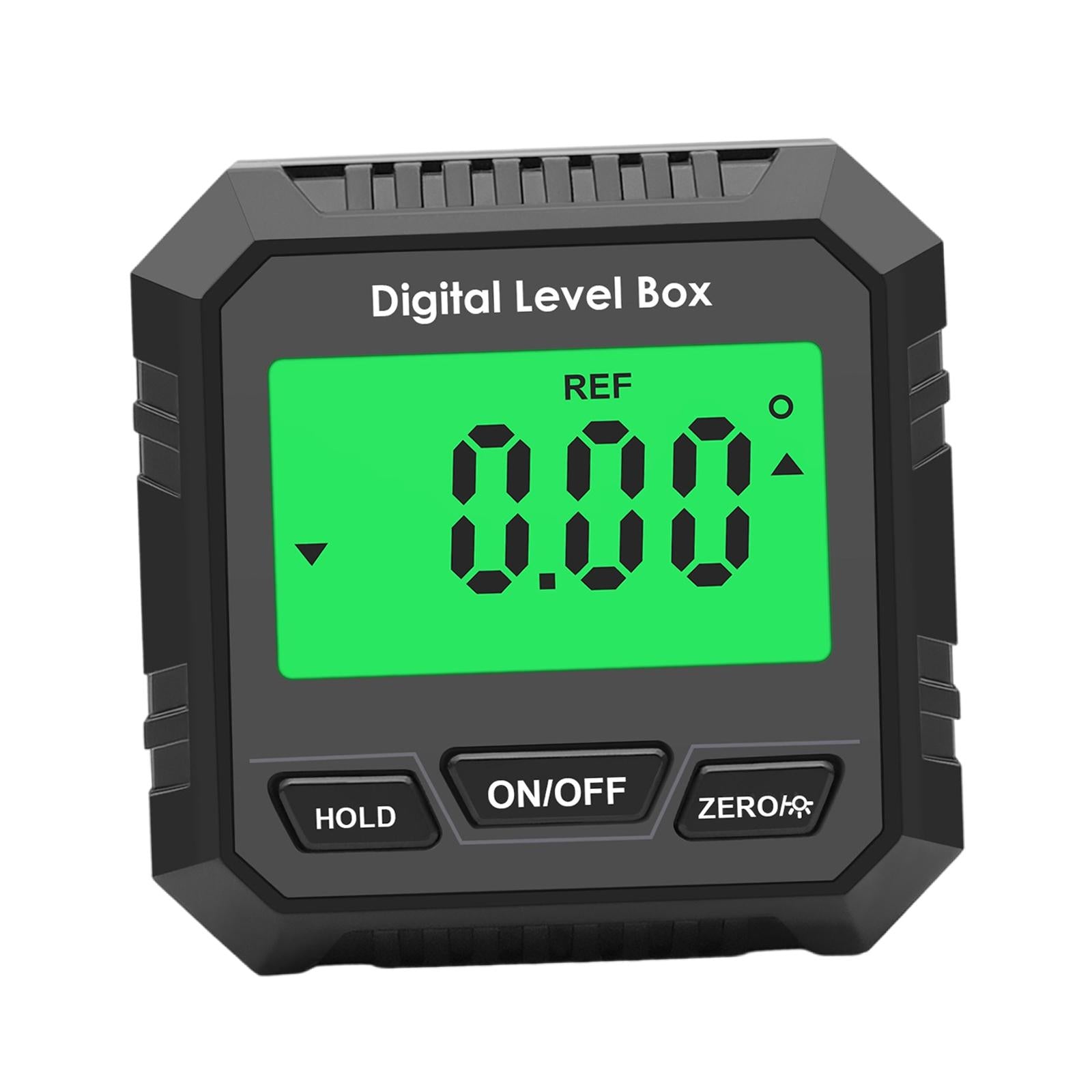 Mini Digital Protractor Measurement Tool for Drilling Machinery Woodworking Black A