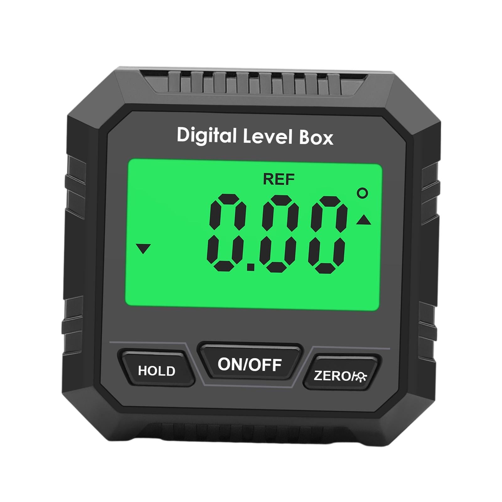 Mini Digital Protractor Measurement Tool for Drilling Machinery Woodworking Black A