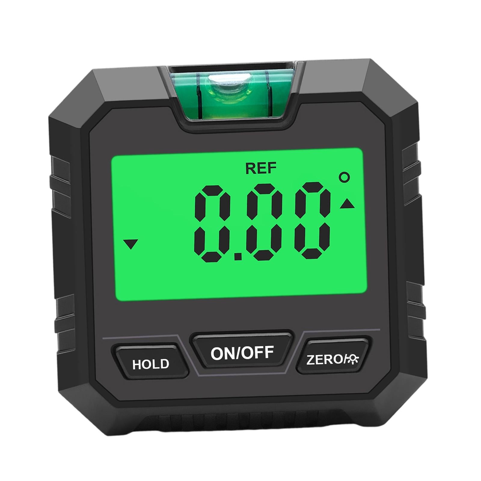 Mini Digital Protractor Measurement Tool for Drilling Machinery Woodworking Black B