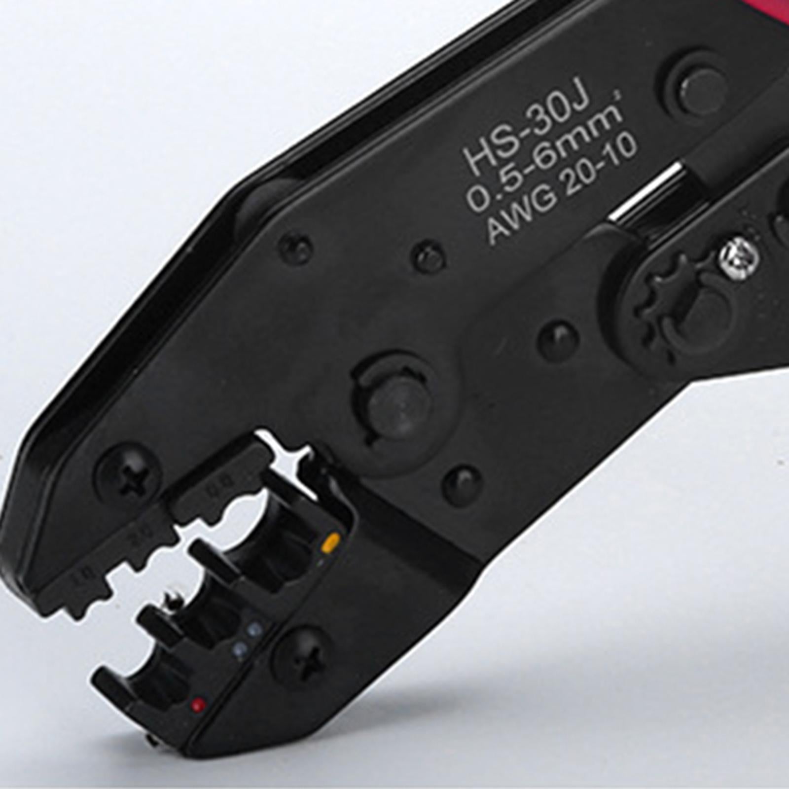 Steel Heavy Duty Ferrule Crimping Tool Cable Cutter for Copper Lugs 0.5-6mm2 Plier