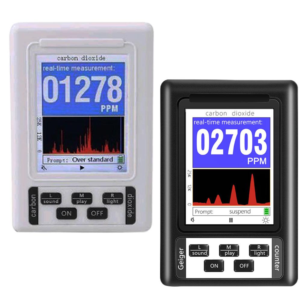 Intelligent Air Quality Monitor Portable Professional for Household Home White