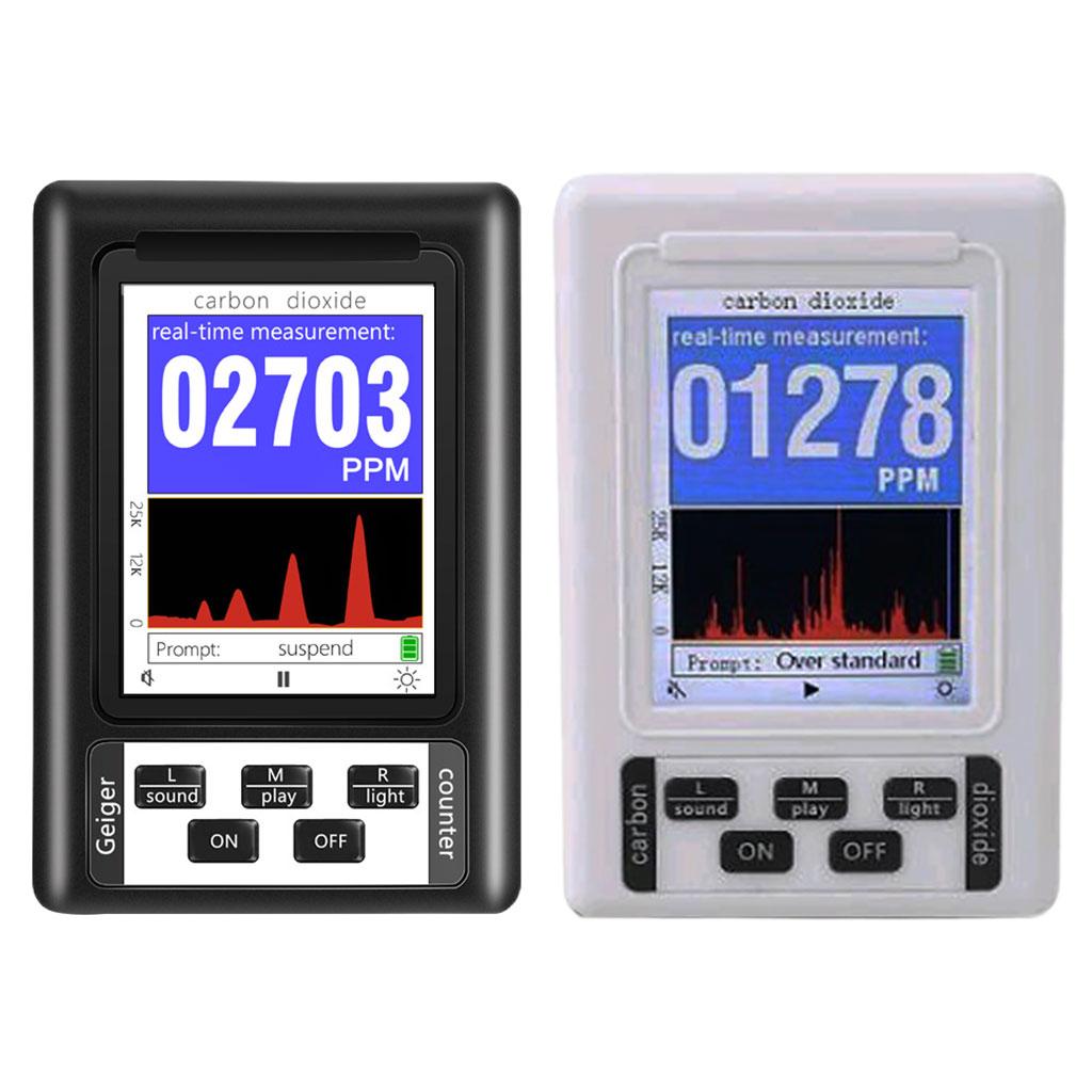 Intelligent Air Quality Monitor Portable Professional for Household Home White