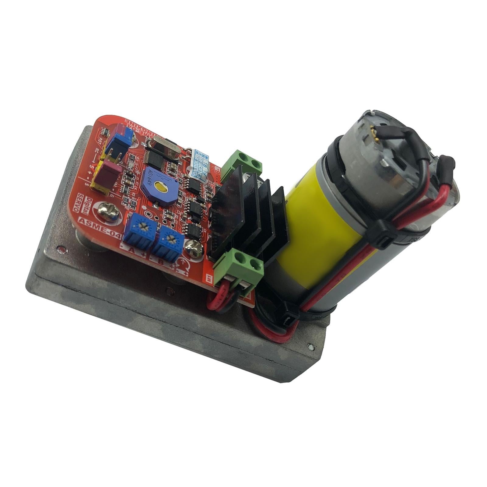 Robot Servo Motor Asme-04B W/ 20cm Signal Line Digital for Ship RC Robots