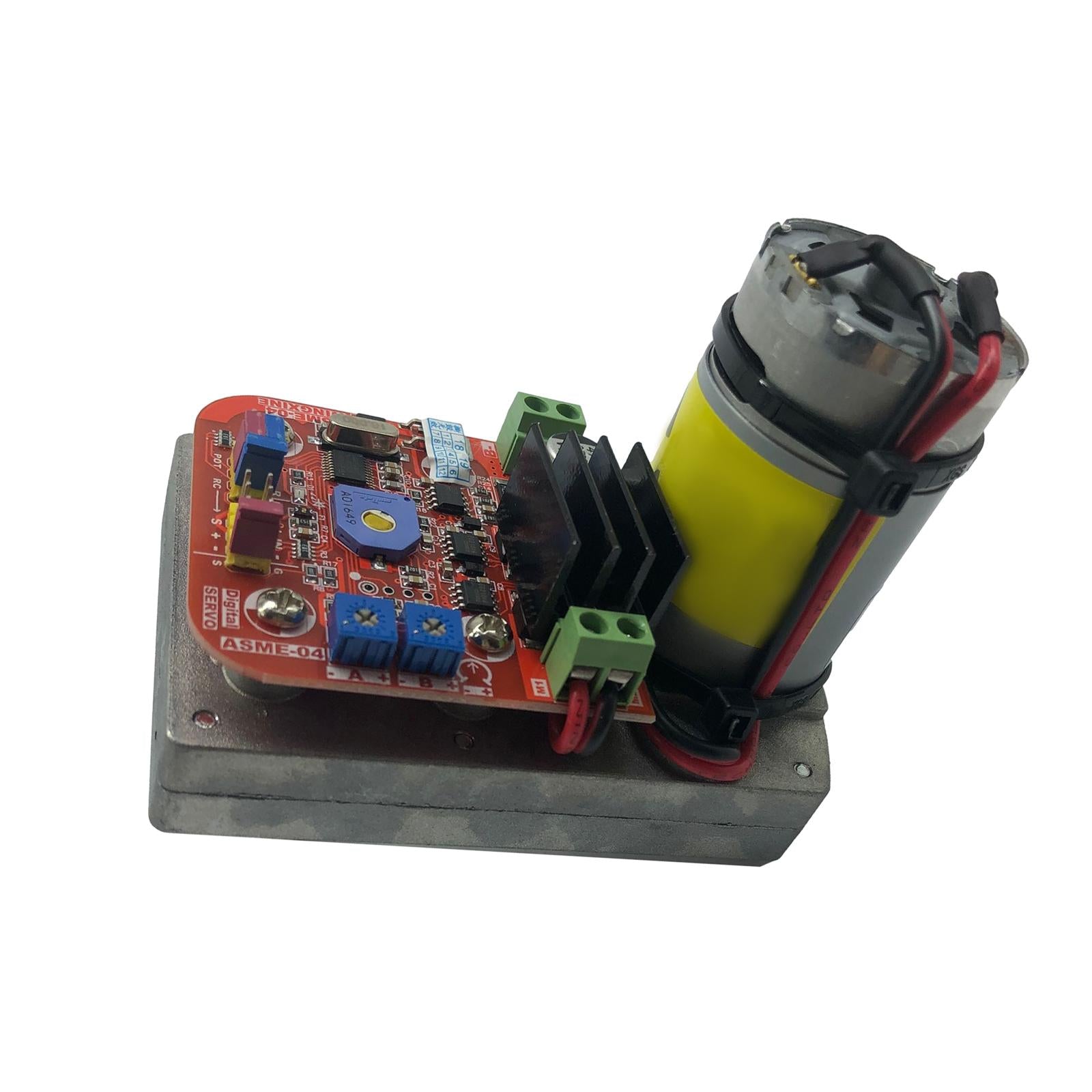 Robot Servo Motor Asme-04B W/ 20cm Signal Line Digital for Ship RC Robots