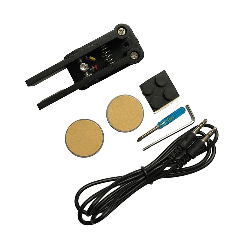 Qu7025 Dual Paddle Automatic Key Shortwave Radio CW Morse Code Base Magnetic
