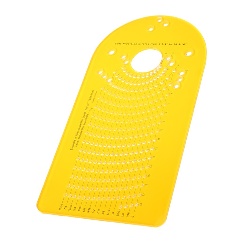 Circle Cutting Jig Cut Circles for Woodworking Plunge Router Hand Tools