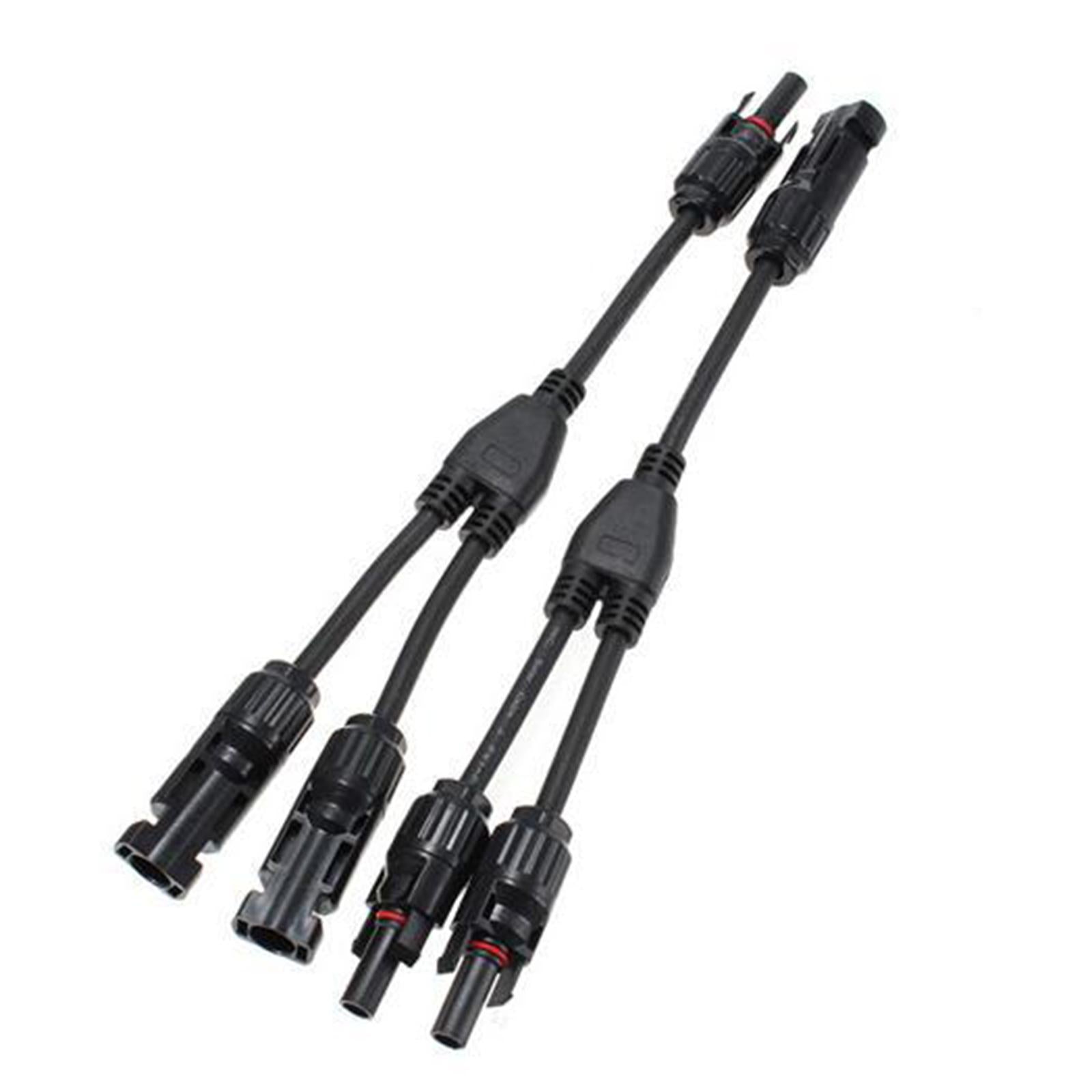 2Pcs Y Type Solar Panel Cable Connector for Photovoltaic Solar Panel System