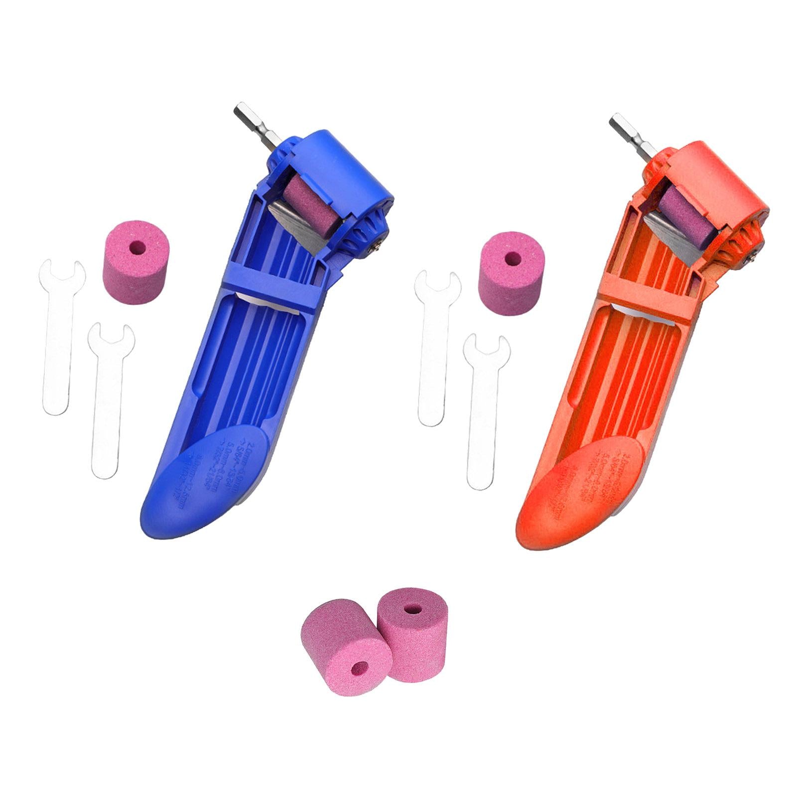Drill Bit Sharpeners for Step Drill Accessories Woodworking Metalworking blue