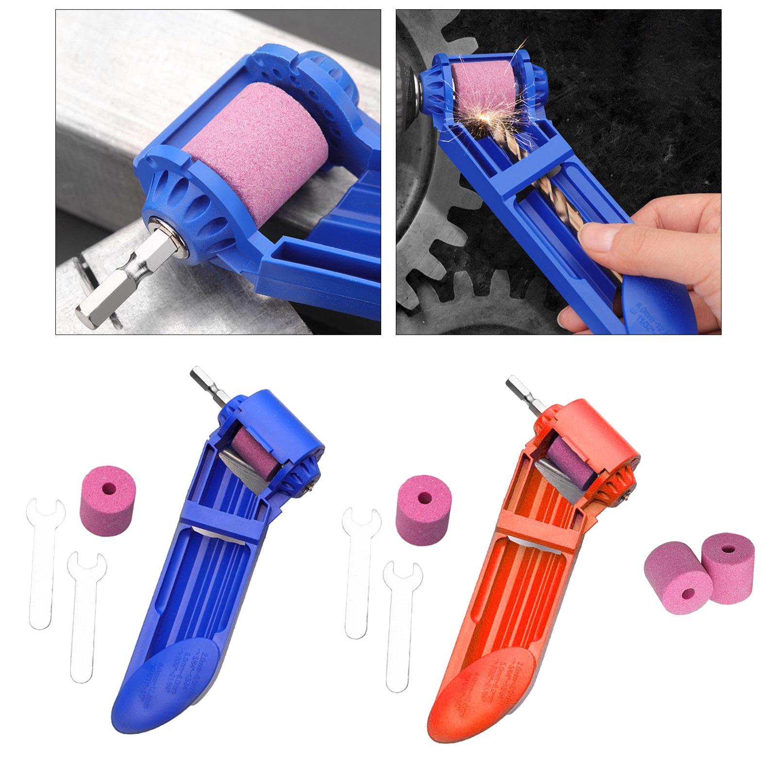 Drill Bit Sharpeners for Step Drill Accessories Woodworking Metalworking blue