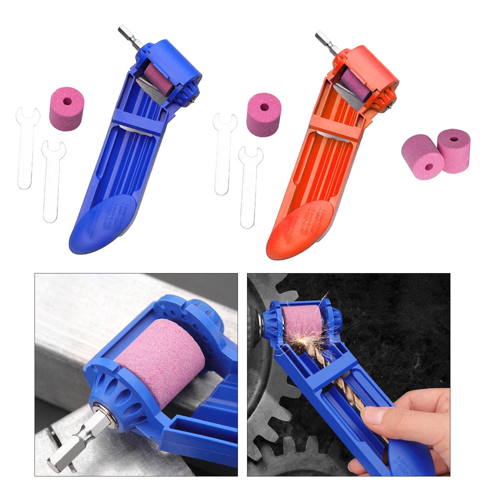 Drill Bit Sharpeners for Step Drill Accessories Woodworking Metalworking blue