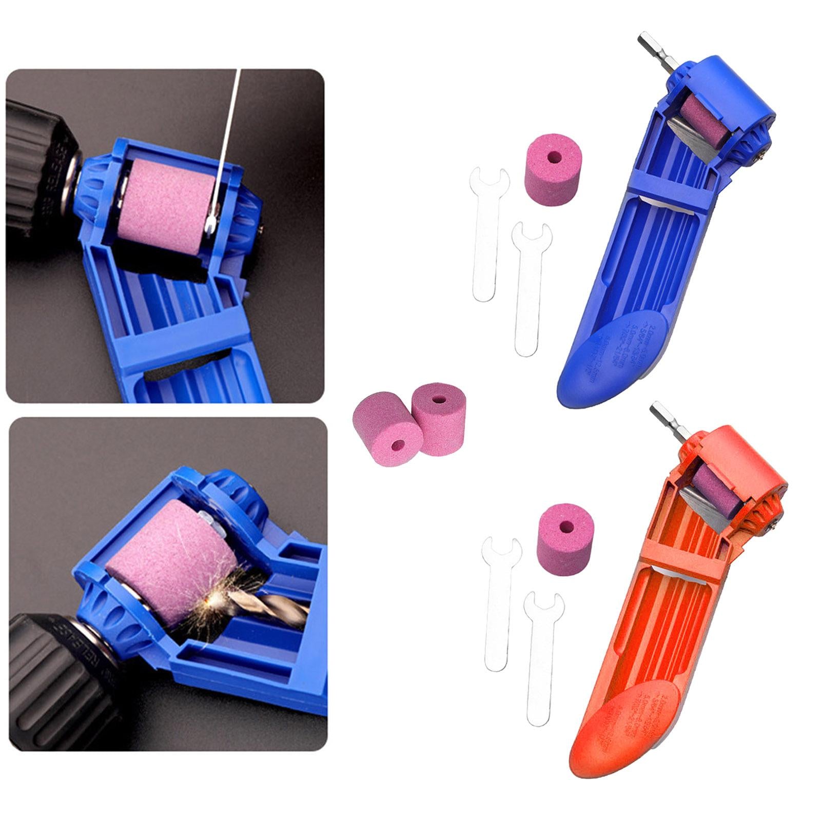 Drill Bit Sharpeners for Step Drill Accessories Woodworking Metalworking blue