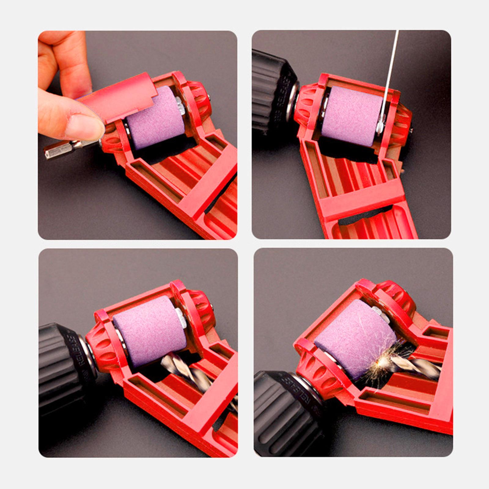 Drill Bit Sharpeners for Step Drill Accessories Woodworking Metalworking orange