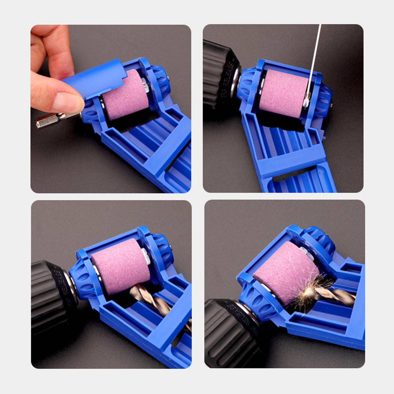 Drill Bit Sharpeners for Step Drill Accessories Woodworking Metalworking 2 grinding wheel