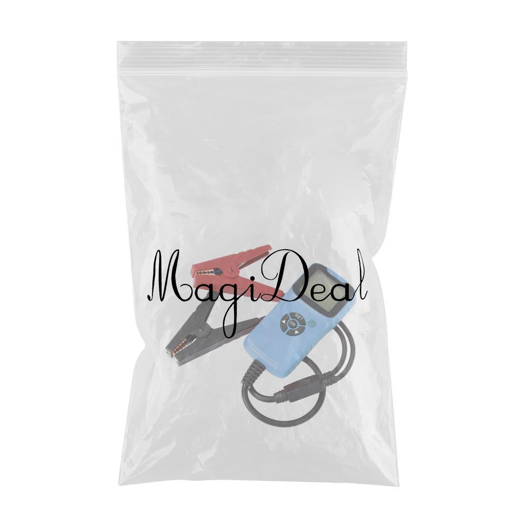 12V Battery Tester Automotive Load with Crocodile Clips CCA for Car Boat Blue