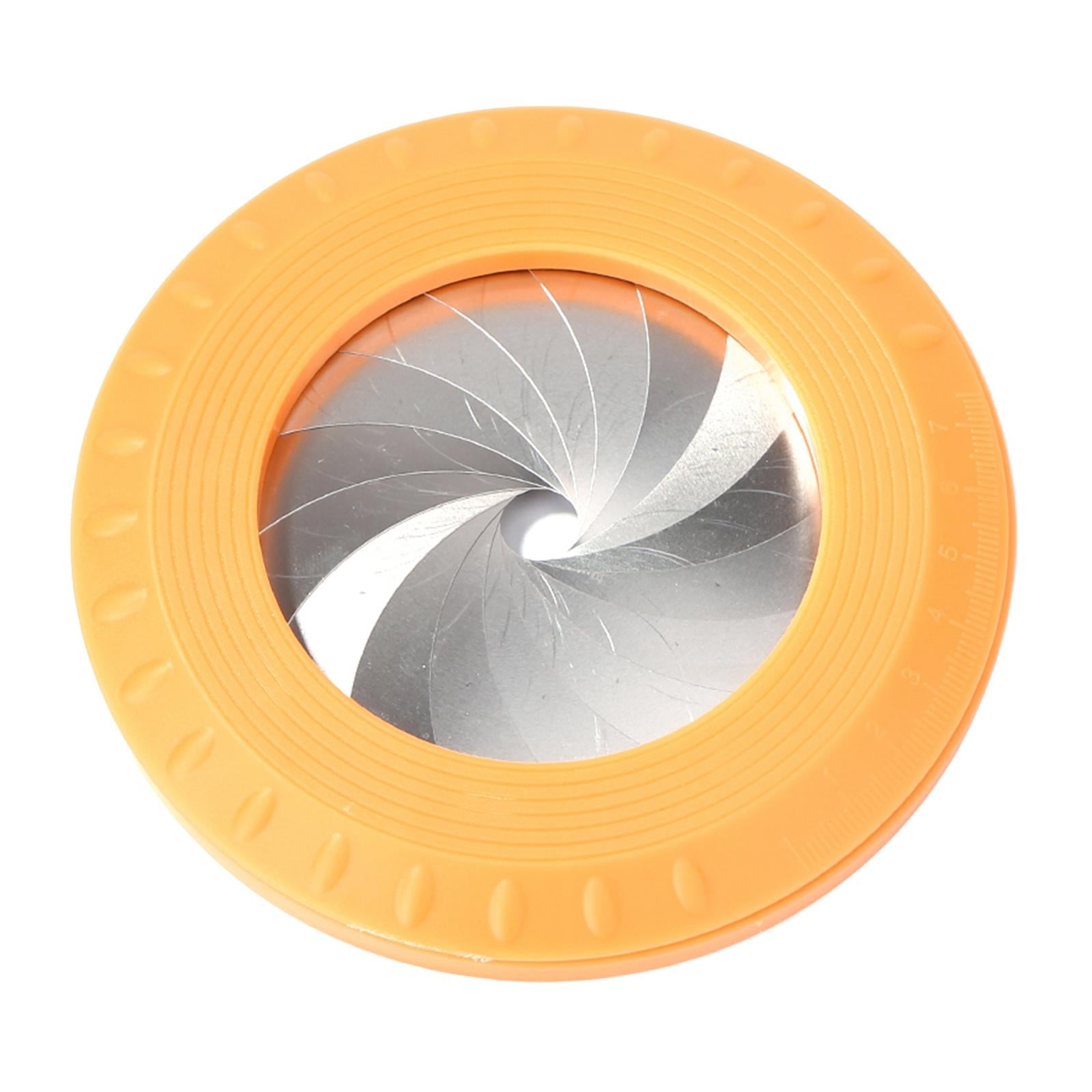 Circle Drawing Flexible Adjustable Measuring Drawing Ruler Woodworking Tool Orange