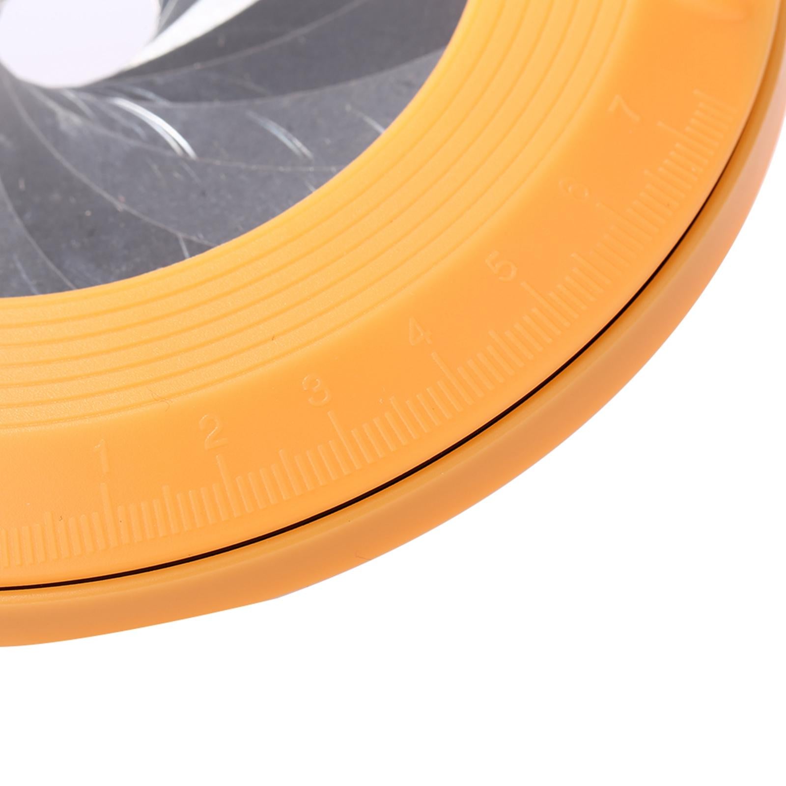 Circle Drawing Flexible Adjustable Measuring Drawing Ruler Woodworking Tool Orange