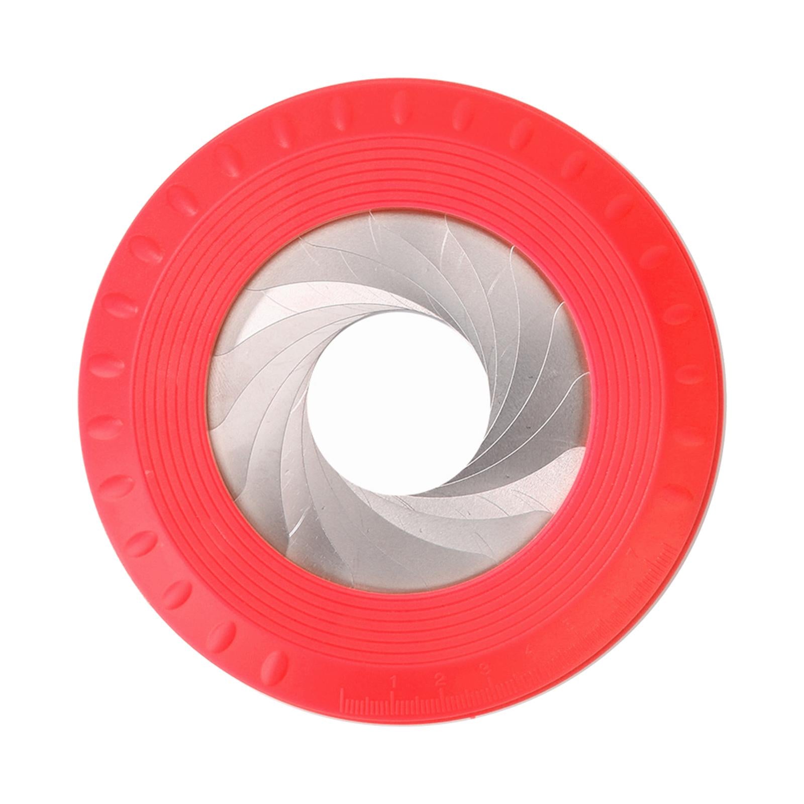 Circle Drawing Flexible Adjustable Measuring Drawing Ruler Woodworking Tool Red