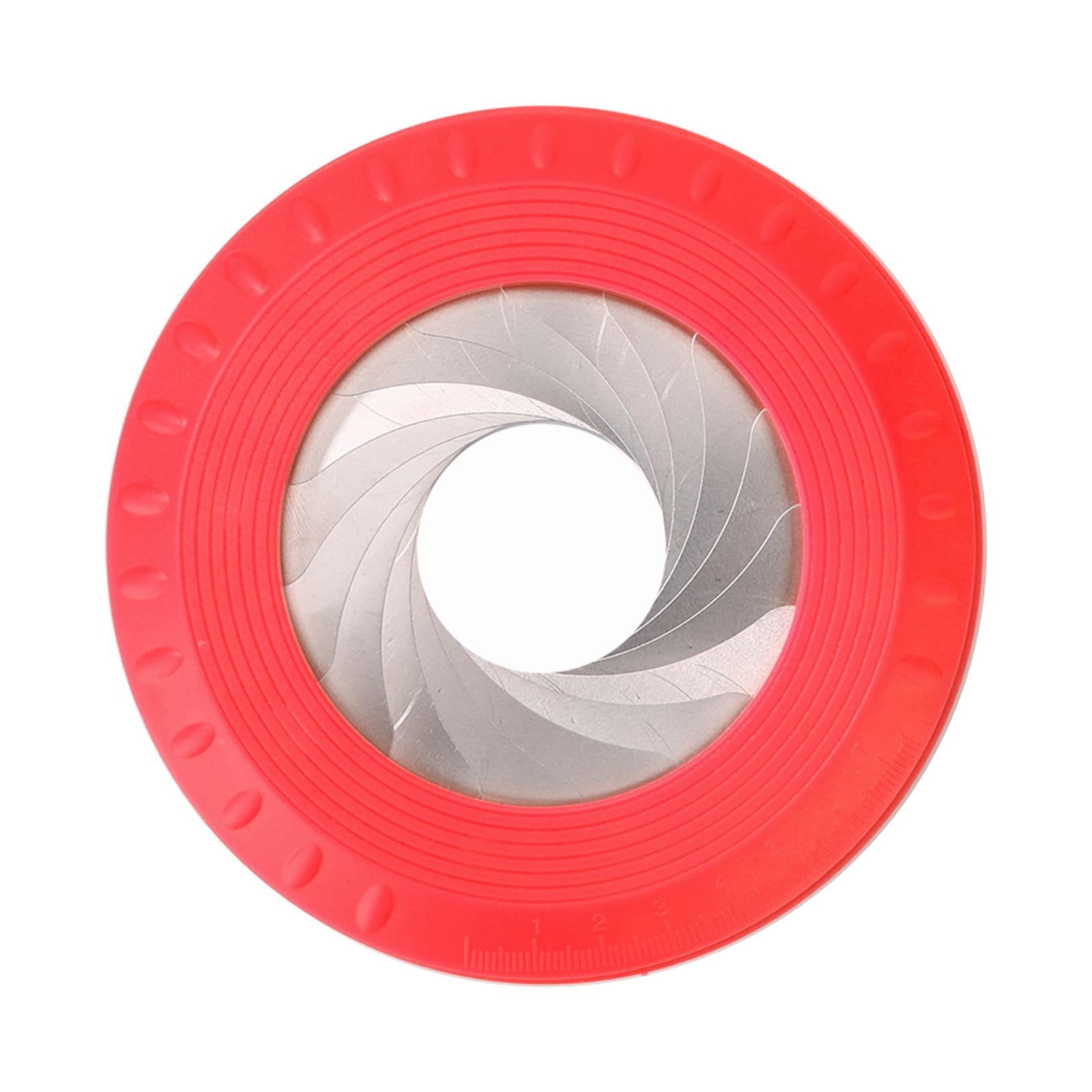Circle Drawing Flexible Adjustable Measuring Drawing Ruler Woodworking Tool Red