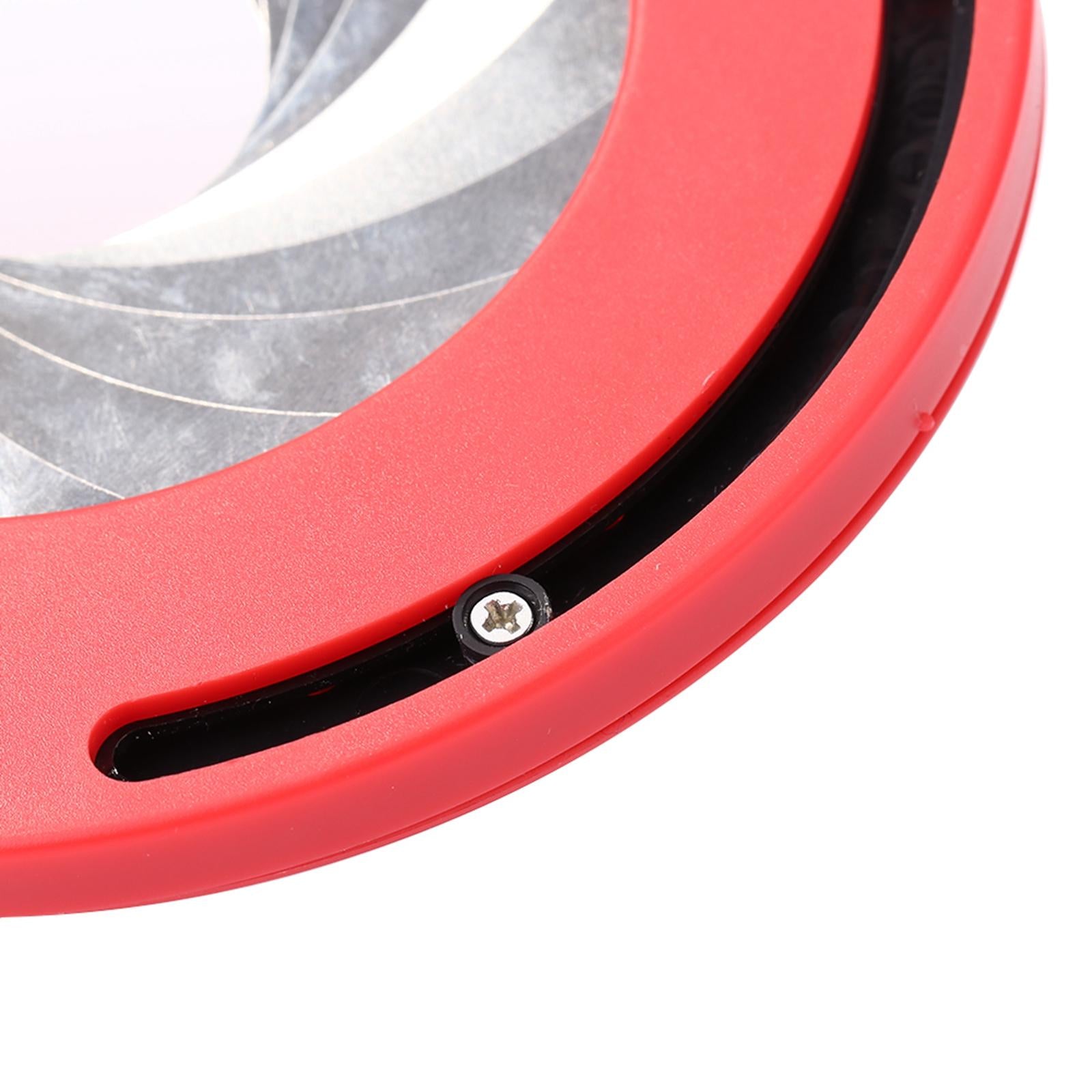 Circle Drawing Flexible Adjustable Measuring Drawing Ruler Woodworking Tool Red