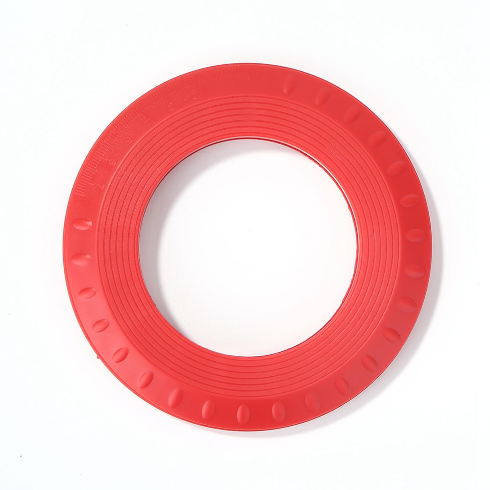 Circle Drawing Flexible Adjustable Measuring Drawing Ruler Woodworking Tool Red