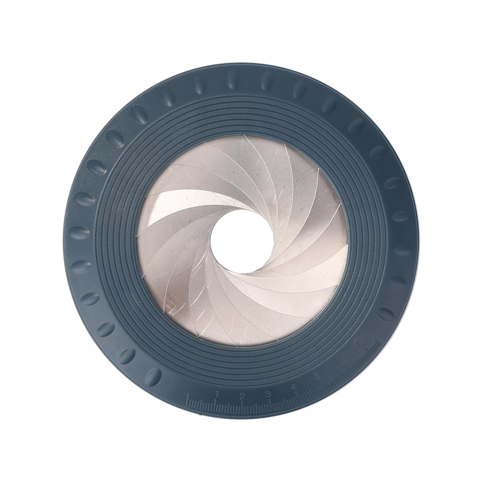 Circle Drawing Flexible Adjustable Measuring Drawing Ruler Woodworking Tool Gray