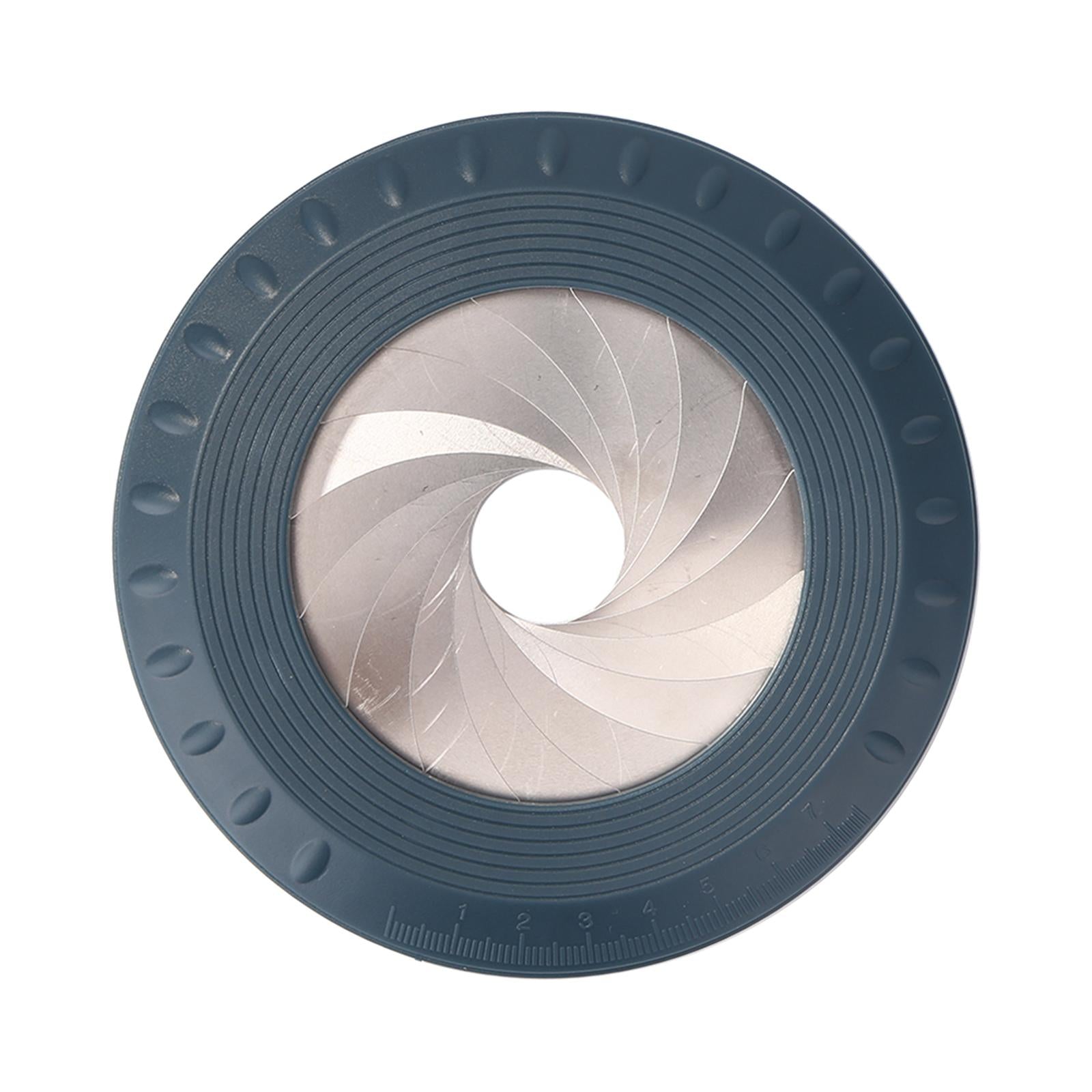 Circle Drawing Flexible Adjustable Measuring Drawing Ruler Woodworking Tool Gray