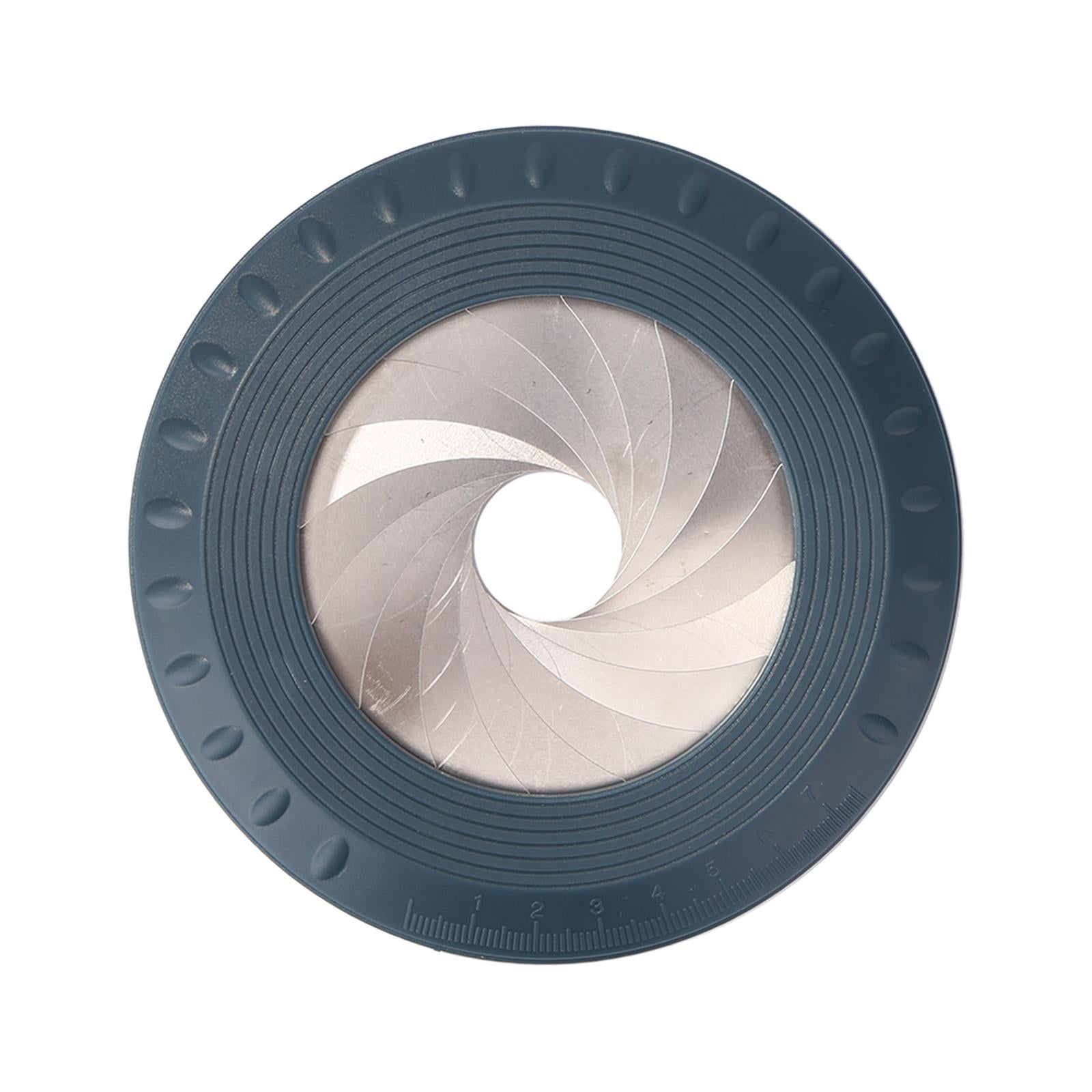 Circle Drawing Flexible Adjustable Measuring Drawing Ruler Woodworking Tool Gray