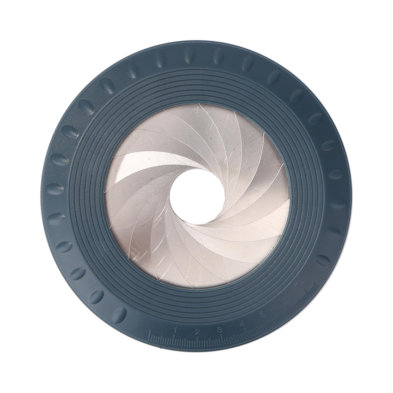 Circle Drawing Flexible Adjustable Measuring Drawing Ruler Woodworking Tool Gray