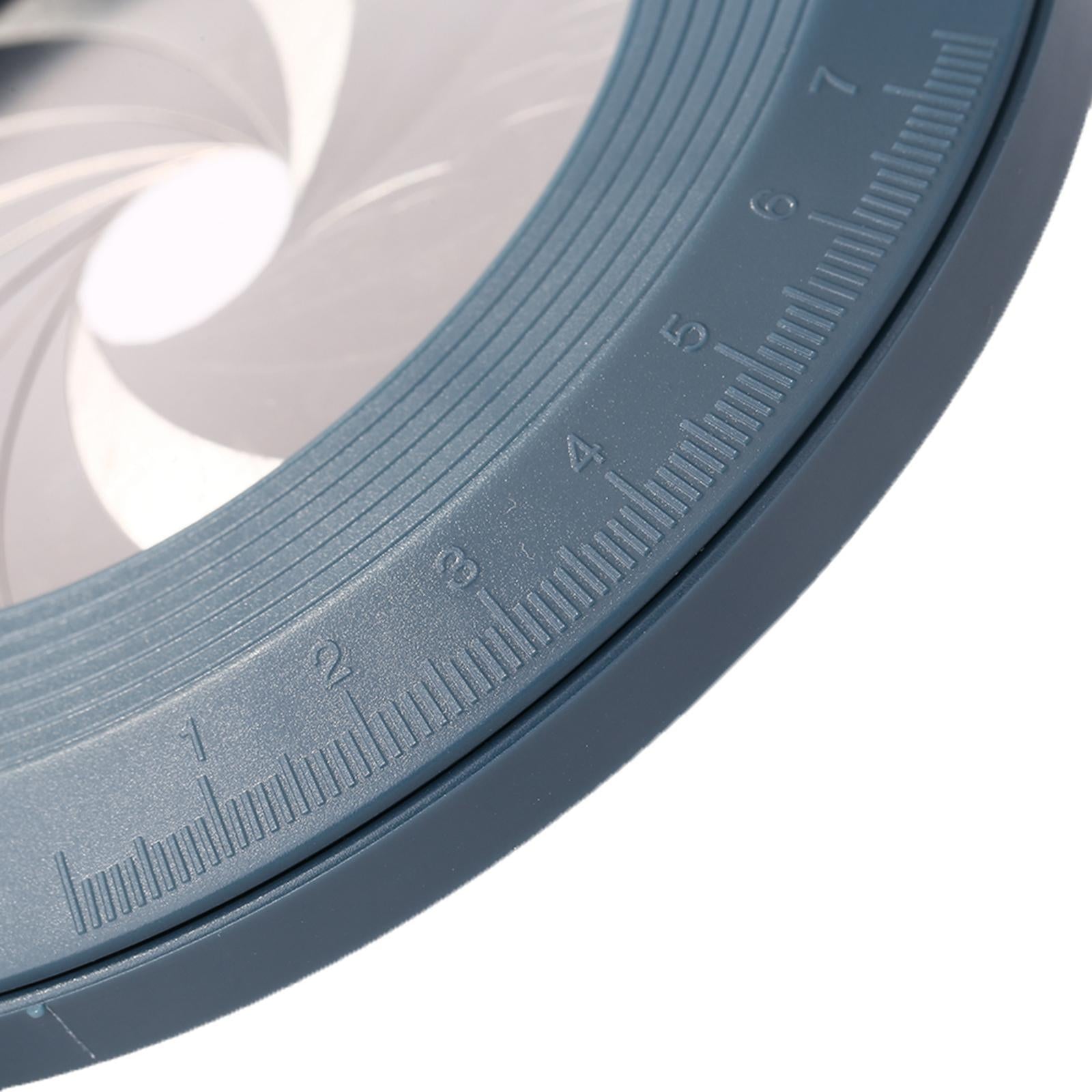 Circle Drawing Flexible Adjustable Measuring Drawing Ruler Woodworking Tool Gray