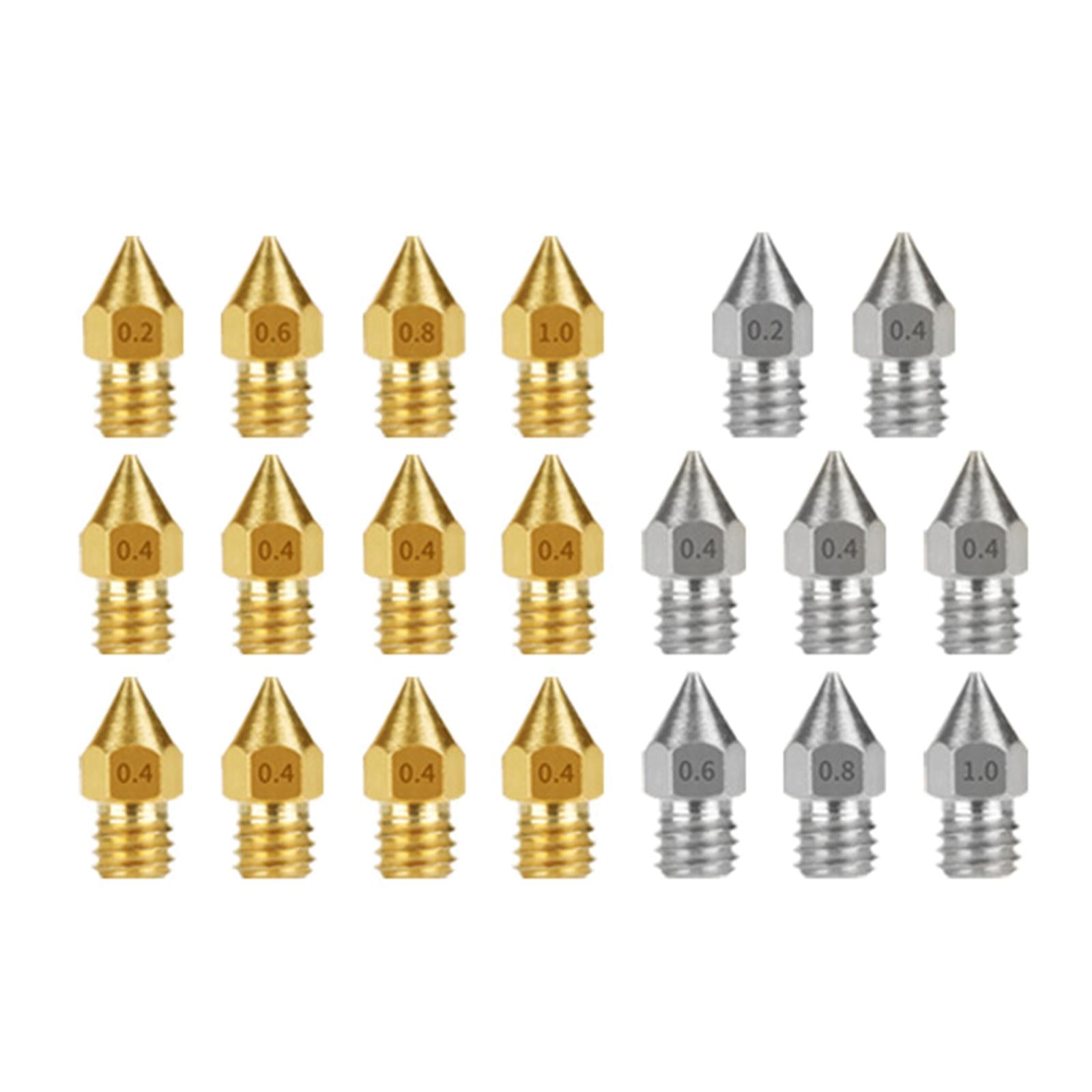3D Printer Nozzles Cleaning Kit MK8 Extruder Nozzles for Creality CR-10