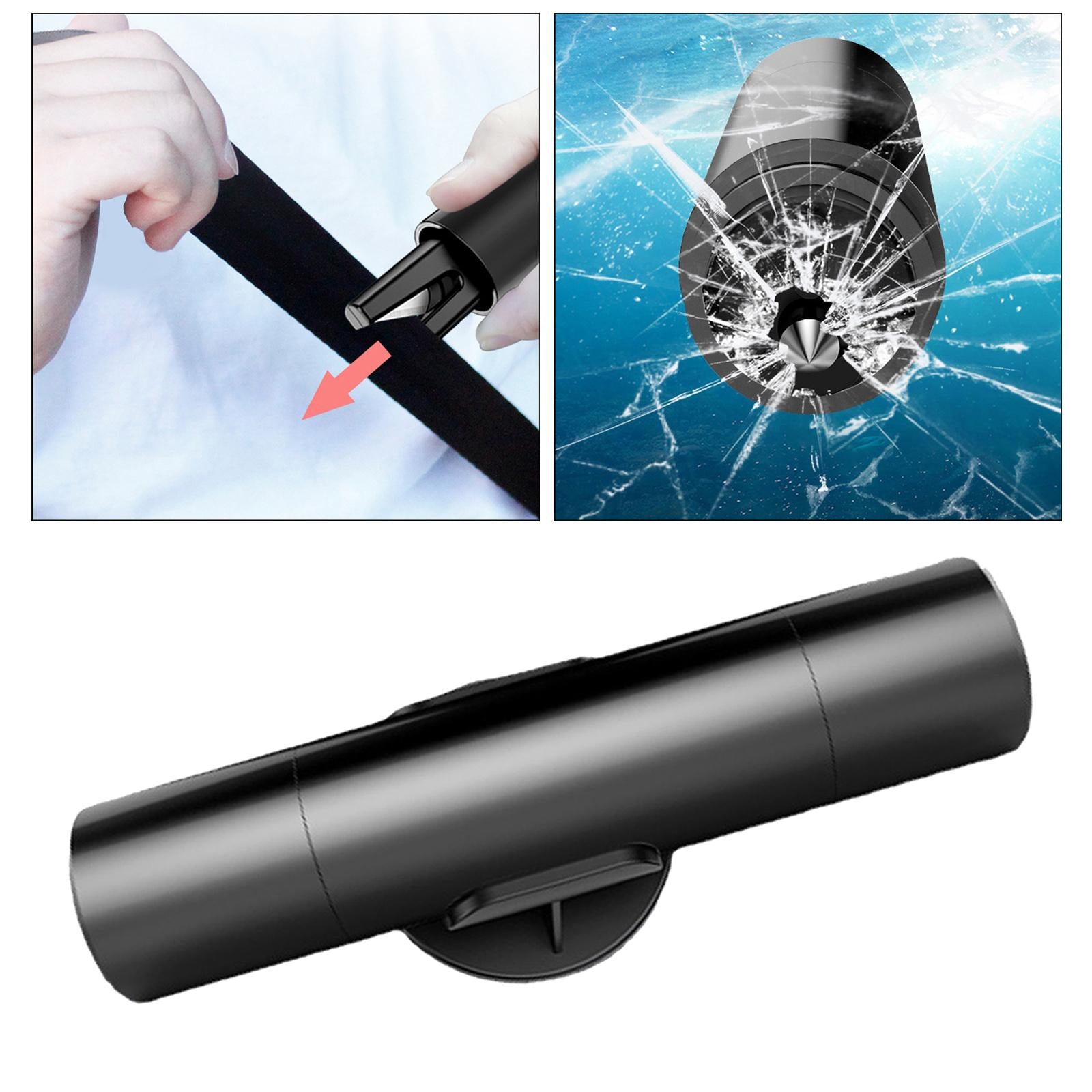 Compact Car Window Glass Breaker Seatbelt Cutter for Life-Saving Escape Tool