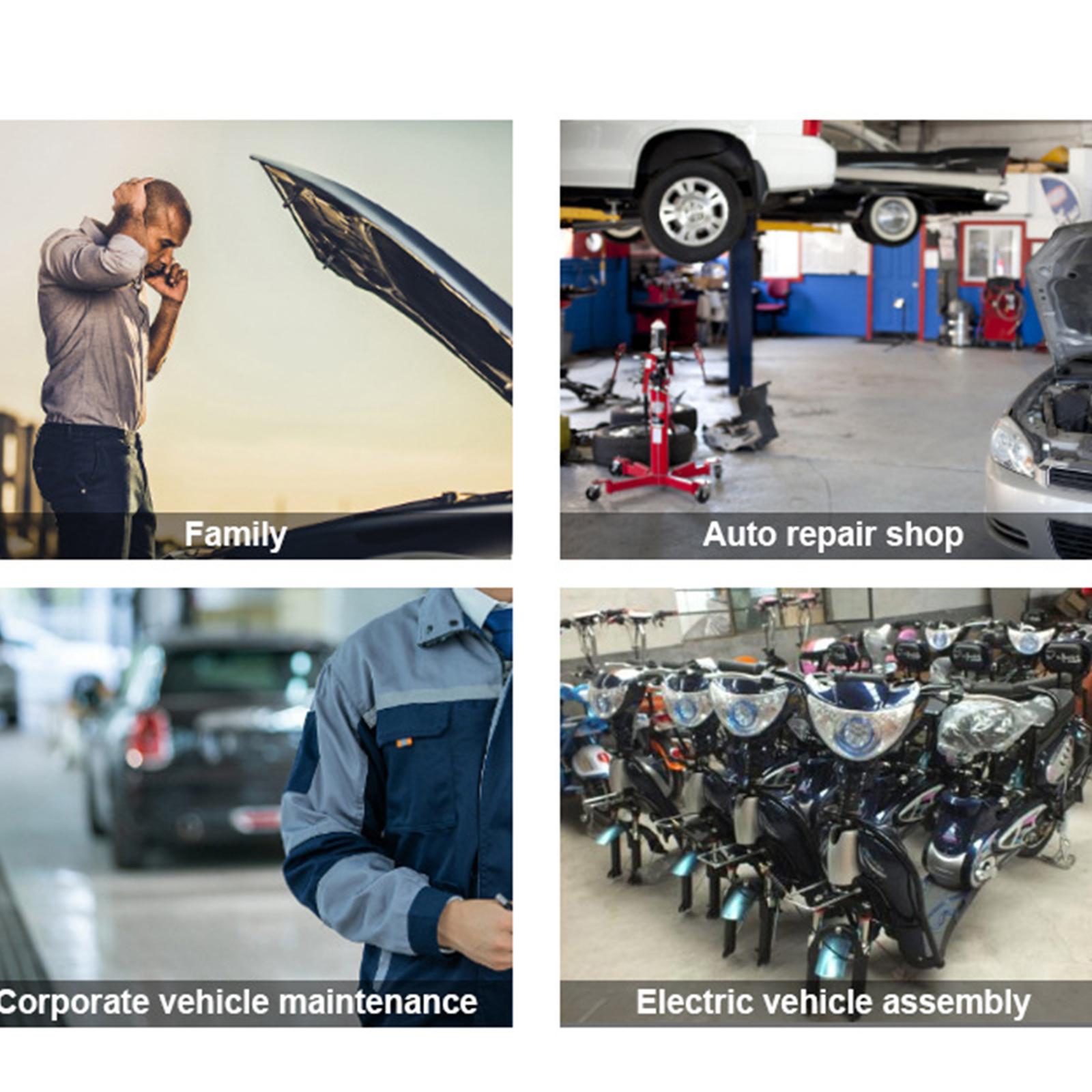 Car Battery Tester Support 8 Languages 100 to 2000CCA for ATV SUV Truck