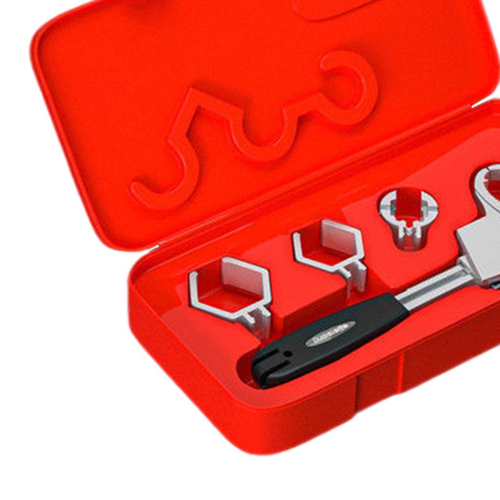 Handed Wrench Set Car Repair Ratchet Variable for Water Pipe Bathroom Yard