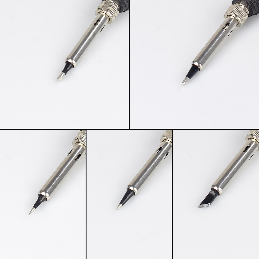 5Pcs Soldering Iron Tips Low Temperature Welding Tip Head for 936 8786