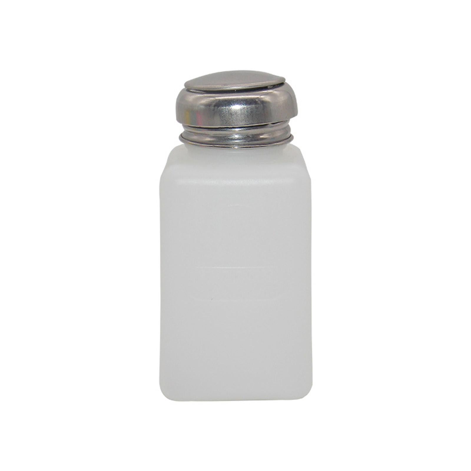 Empty Acetone Pump Dispenser Bottle Polish Remover Nails White 175ml