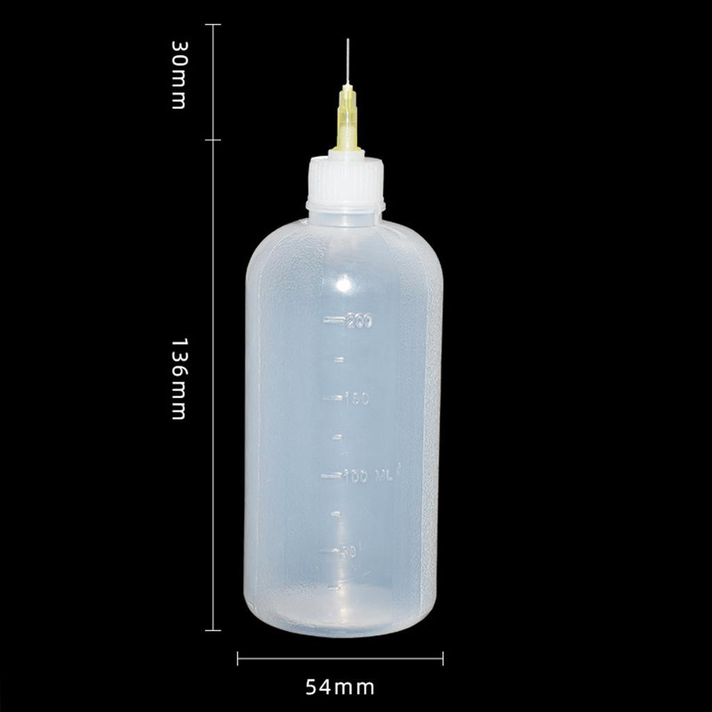 Tip Applicator Bottle 200ml Plastic for Acrylic Painting Paper Quilling