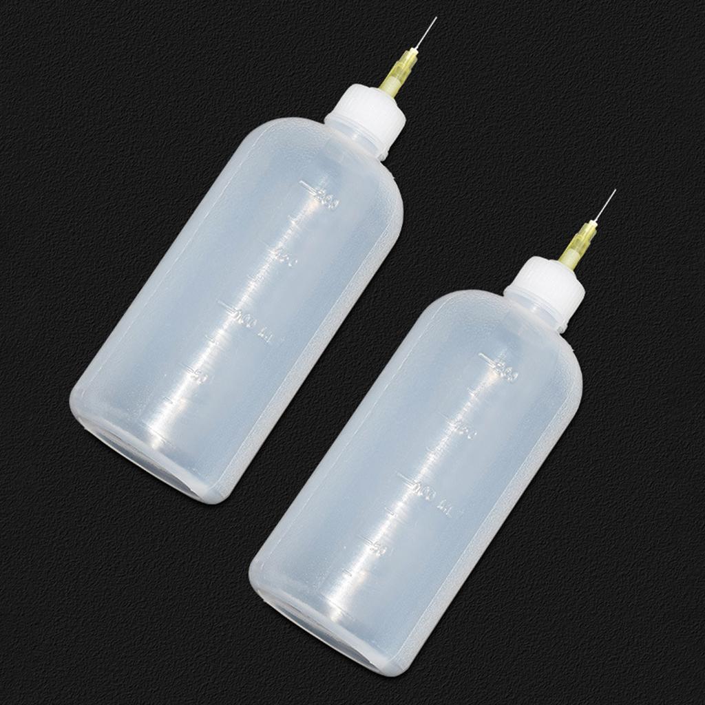Tip Applicator Bottle 200ml Plastic for Acrylic Painting Paper Quilling