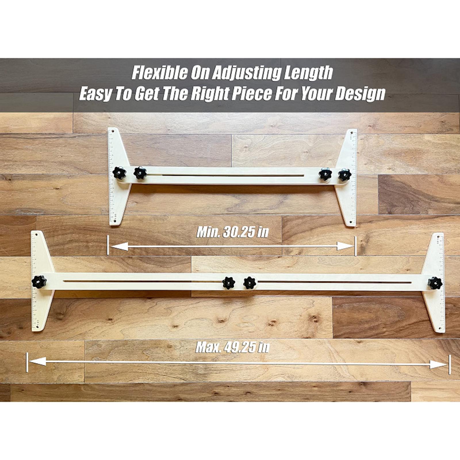 Stair Layout Gauge Shelf Scribe Layout Tool for Stairs Riser Partitions