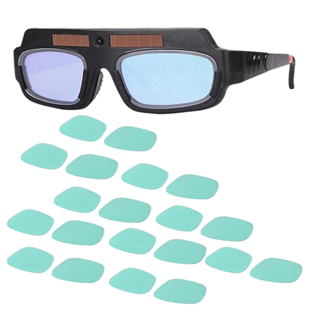 Anti-Flog Welding Goggles Protect Eyes from Spark for Electric Welding 20 Protective Films